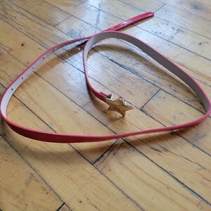 Red Star Buckle Belt